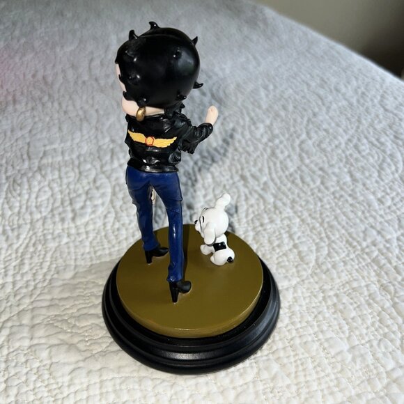 2001 Betty Boop Hitchhiker Harley Biker w/ Pugsley Character Collectibles #11376 - Picture 4 of 8
